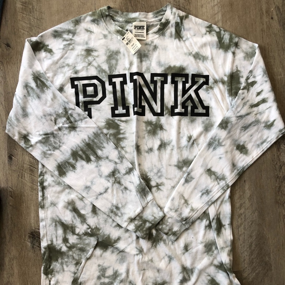 Tie Dye Victoria Secret PINK Long Sleeve Shirt
